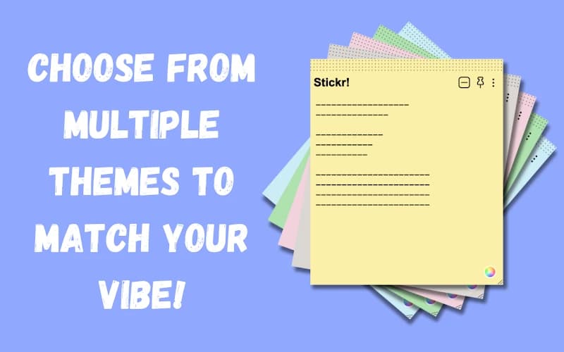 Stickr extension feature overview
